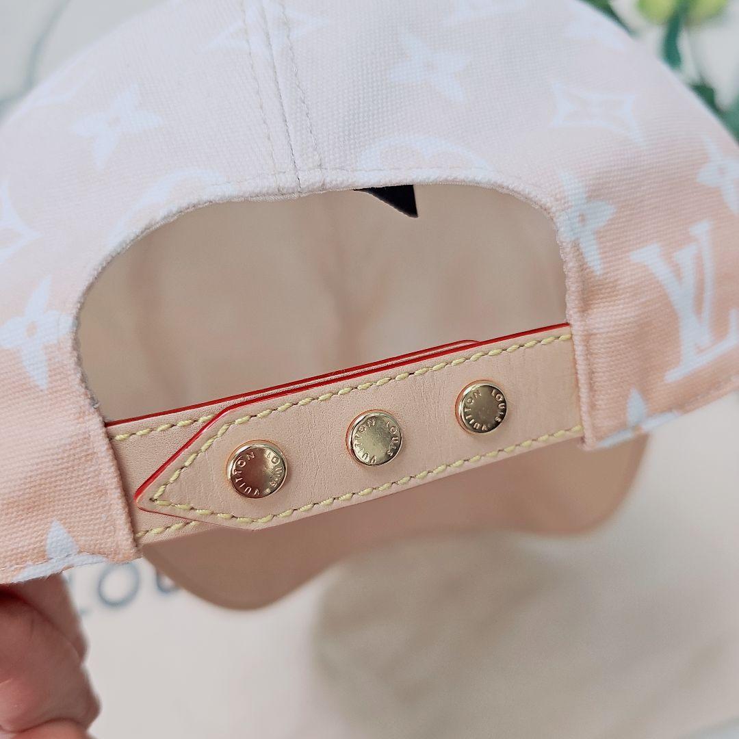 美品✨LOUIS VUITTON モノグラムキャップ　グラデーション　ピンク　M