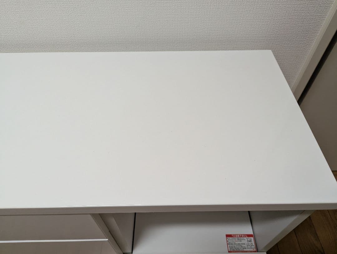 [引き取り/引き渡し]　ニトリ　キッキンカウンター　食器棚　ホワイト