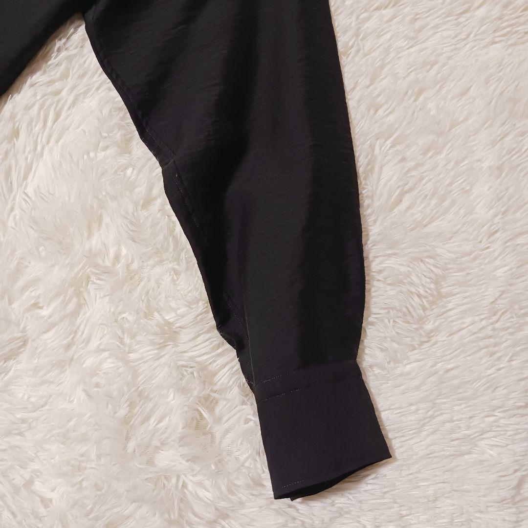 極美品★LIDNM 長袖シャツ ウェスタンシャツ シルク混 完売品 ブラック