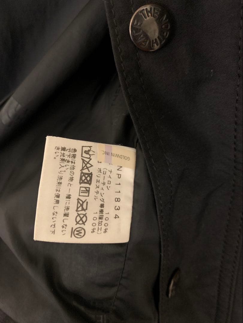 THE NORTH FACE ブラック マウンテンライトジャケット
