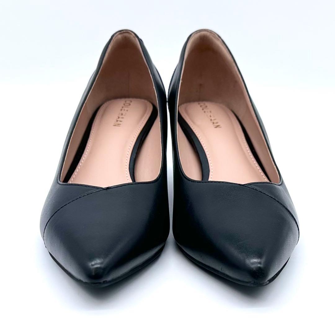 ほぼ未使用✨コールハーン ブレンリー パンプス ヒール 本革 黒 24.5cm位