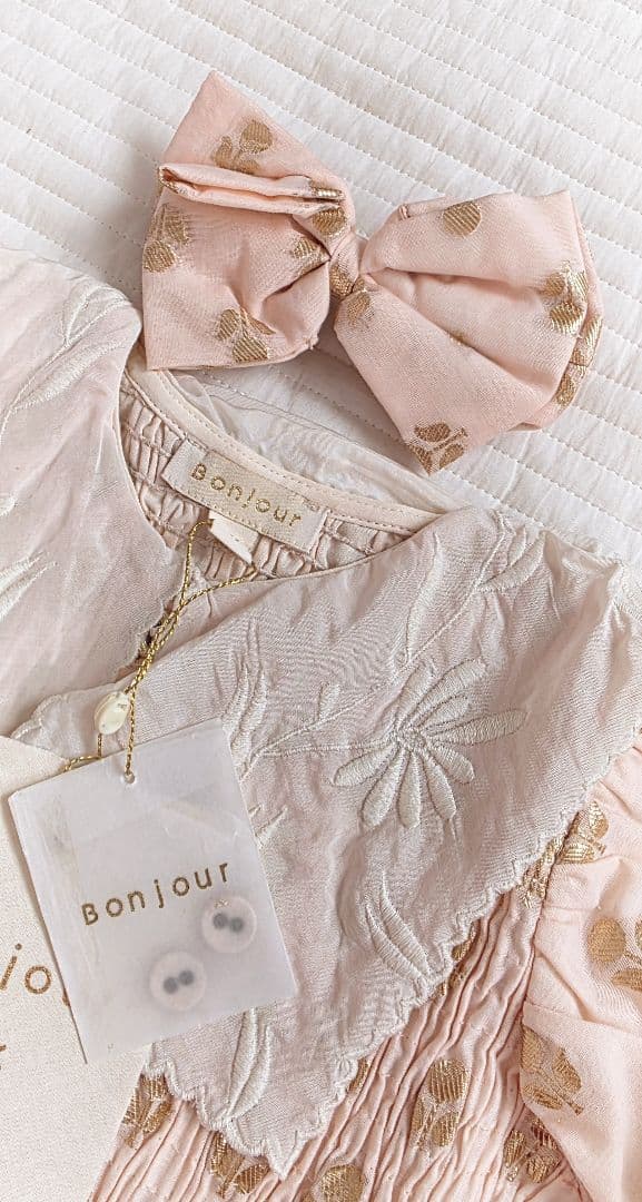 新品 Bonjour diary ワンピース dress 2y