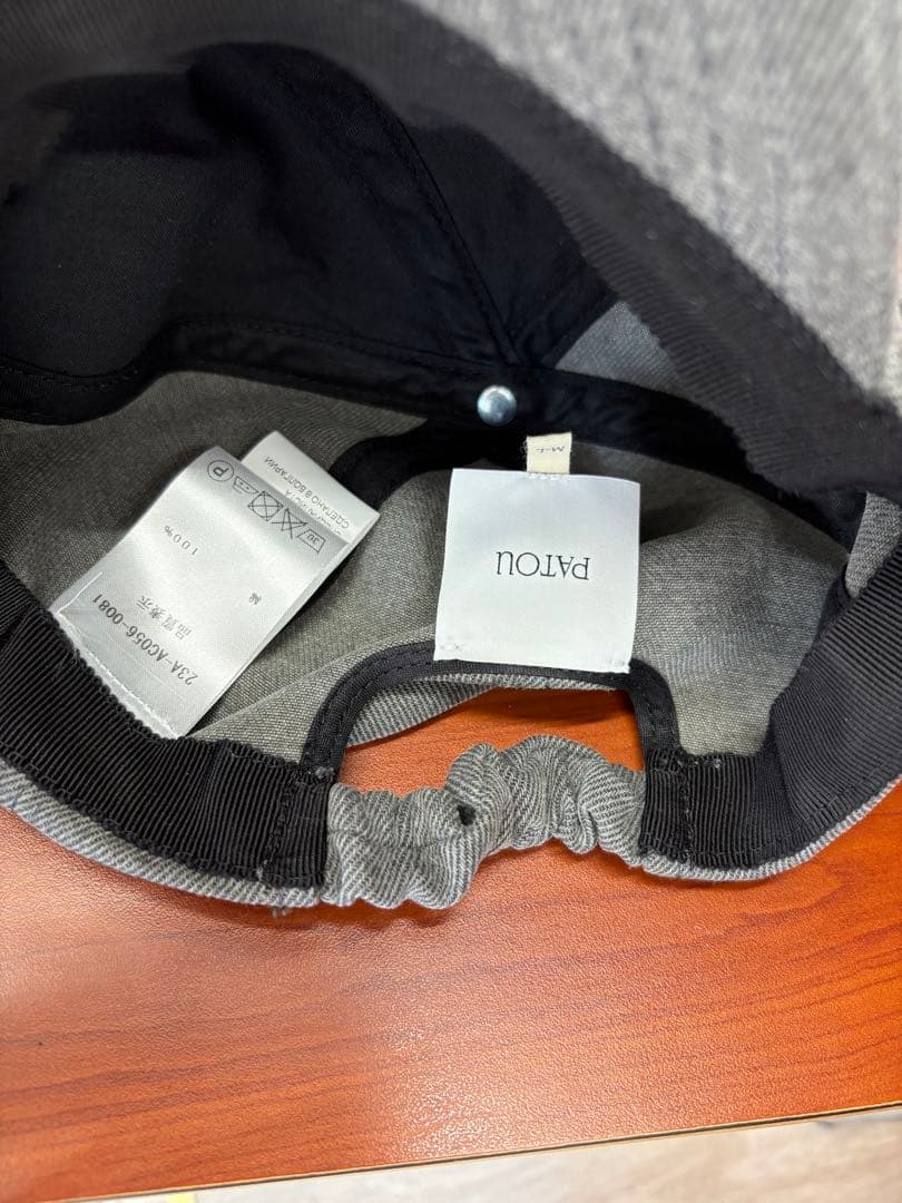 国内百貨店購入　PATOU パトゥ　キャップ