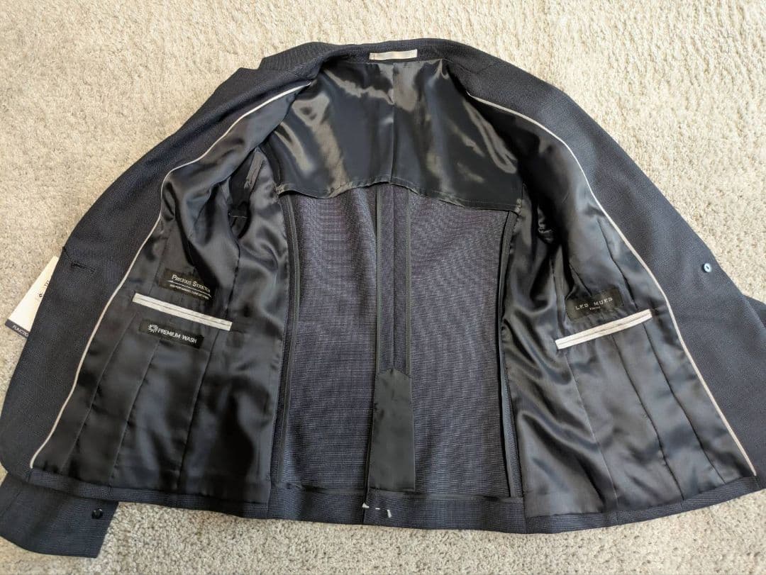 【新品】3号 紺 パンツスーツ