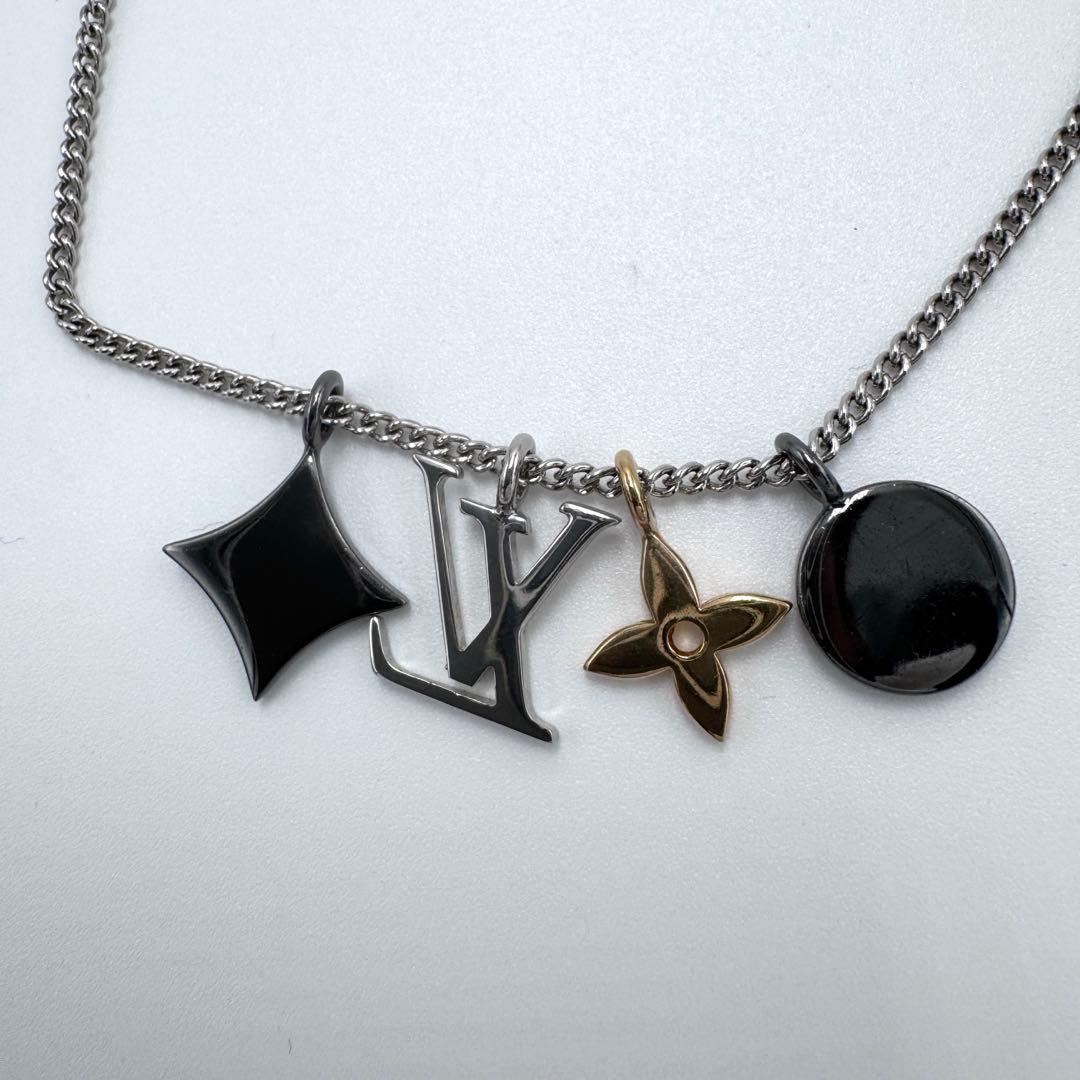 超美品☆ルイヴィトン LV インスティンクト ネックレス M00521 モチーフ