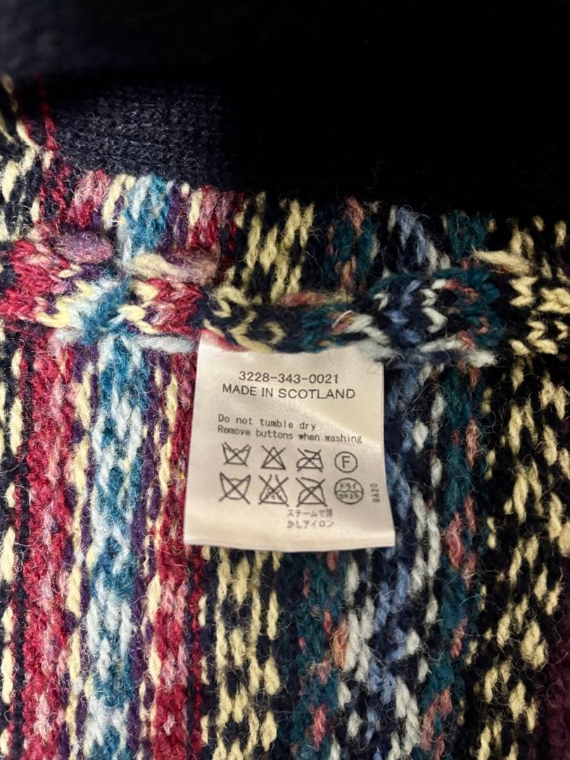 ジャミーソンズ カーディガン メンズ SIZE M 【jamieson's】