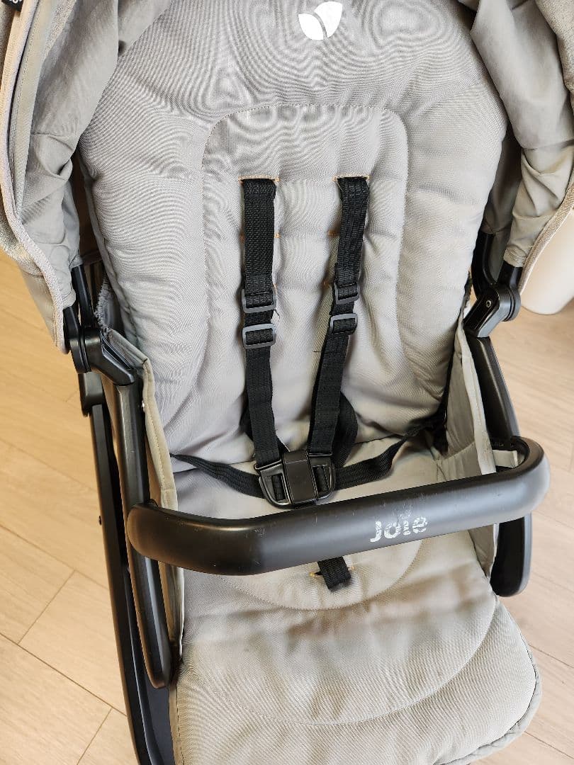 【洗浄済み】Joie エヴァライトデュオ ベビーカー グレーフランネル