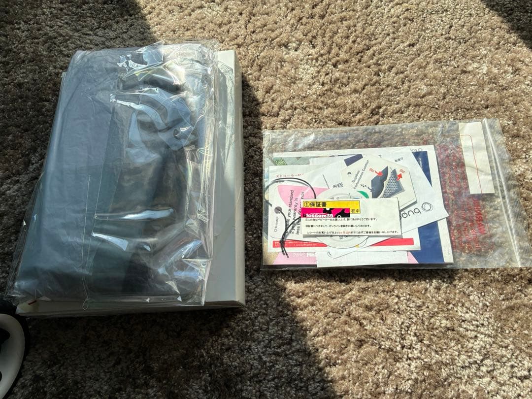 木*市様 バガブーバタフライ　カーキグリーン　レインカバー＆シートライナー付き