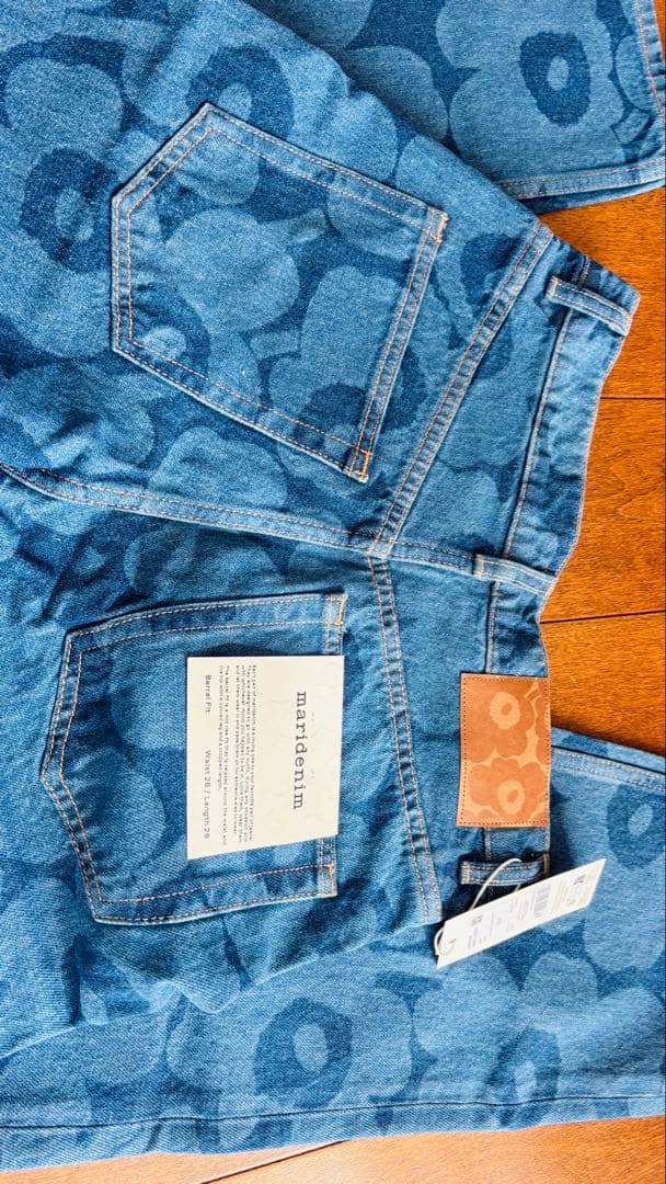 マリメッコ マリデニム ジーンズ　marimekko ジーパン　ウニッコ