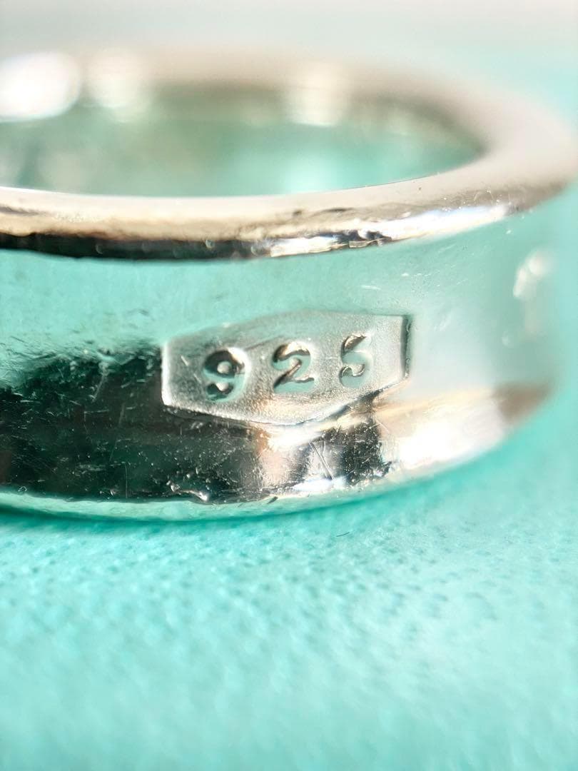 8号 TIFFANY ティファニー 1837 ヴィンテージ リング 指輪 磨き