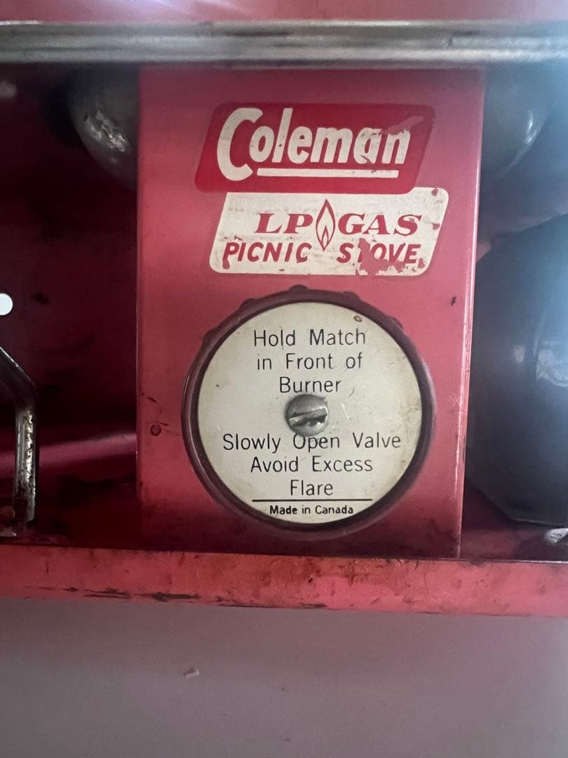 希少！1950年代カナダ製　オールドコールマン　ピクニックストーブ