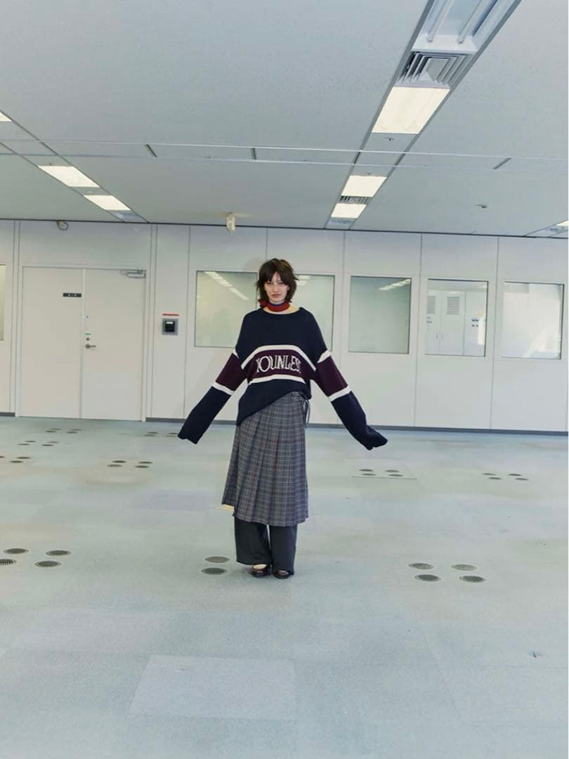 【NOUNLESS/ナウンレス】CLASSIC LOGO KNIT