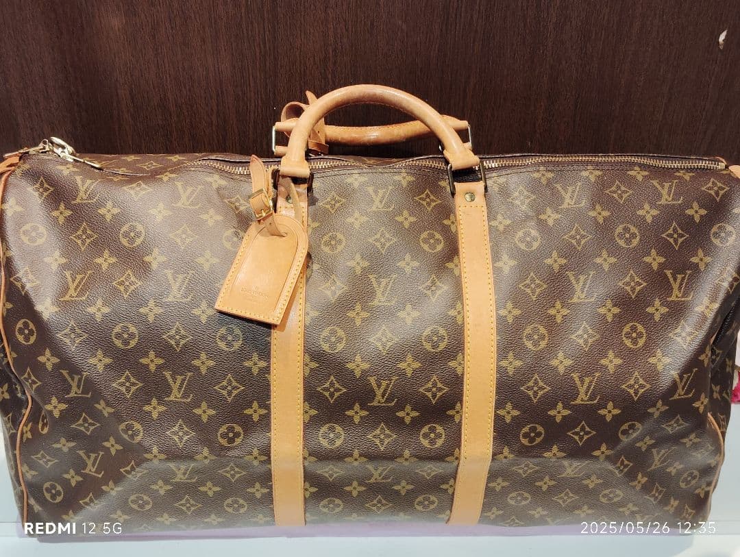 LOUIS VUITTON ルイヴィトン キーポル60 ボストンバッグ ブラウン