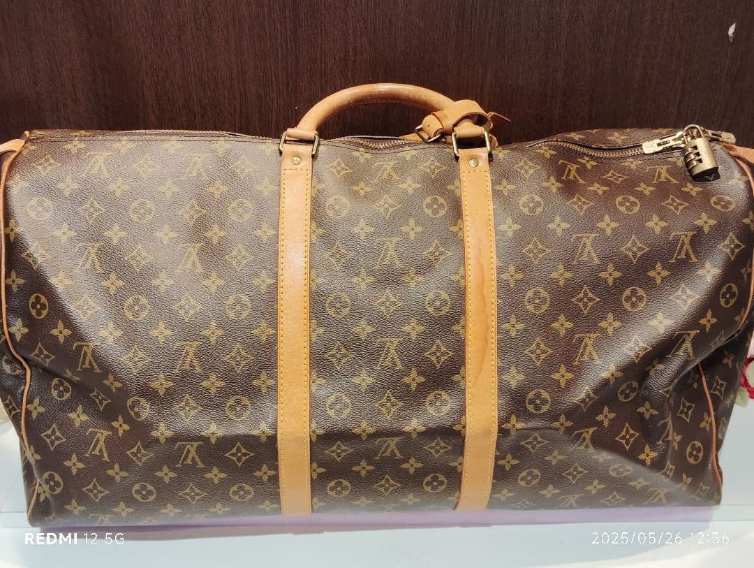 LOUIS VUITTON ルイヴィトン キーポル60 ボストンバッグ ブラウン