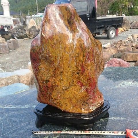 青森産 錦石 鑑賞石 原石 鉱物 パワーストーン 宝石 置物 オブジェ