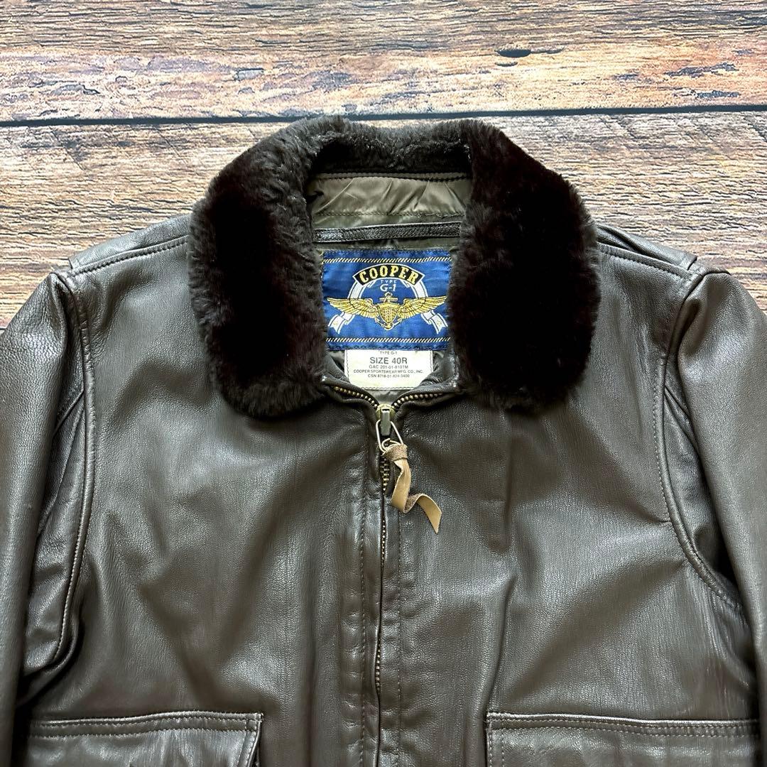 ジャケット・アウター COOPER / G-1 USA leather jacket