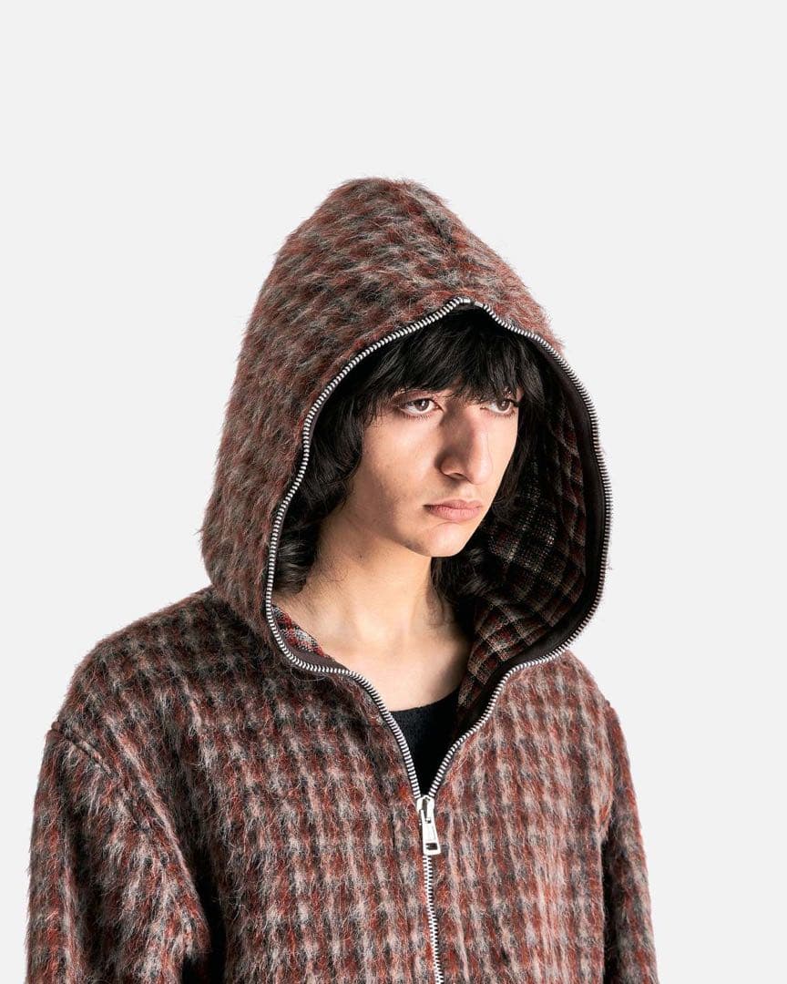 トップス Our Legacy FULL ZIP HOOD Boston Check