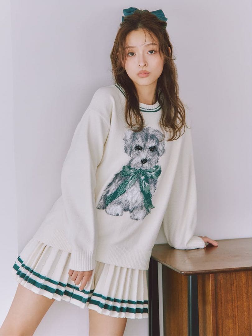 【SNIDEL  × 新木優子】ニットプルオーバー