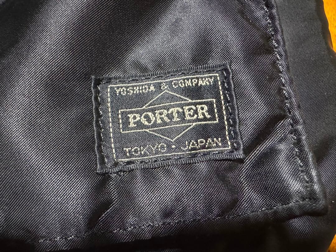 極美品 PORTER ポーター タンカー トート バッグ ブラック 大