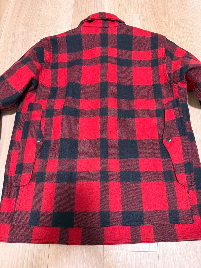 FILSON シングルマッキーノジャケット　フィルソン　赤黒　新品　バッファロー