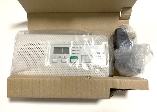 【新古品】地震津波警報機　YEW-R100　緊急ラジオ