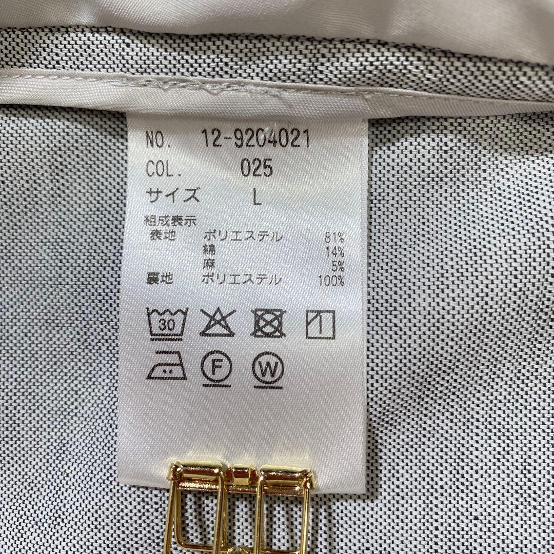 完売♡PLST 洗えるリネンブレンド カラーレスジャケット パンツセットアップ