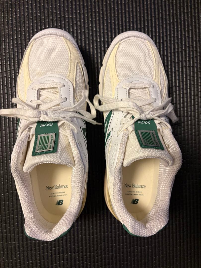 New Balance 990 V4 ホワイト　スニーカー　27.5㎝