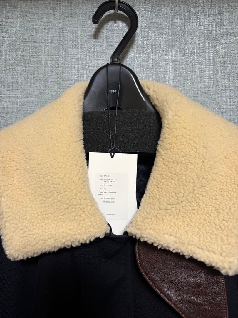 ジャケット・アウター ssstein / MOUTON COLLAR PADDED JACKET