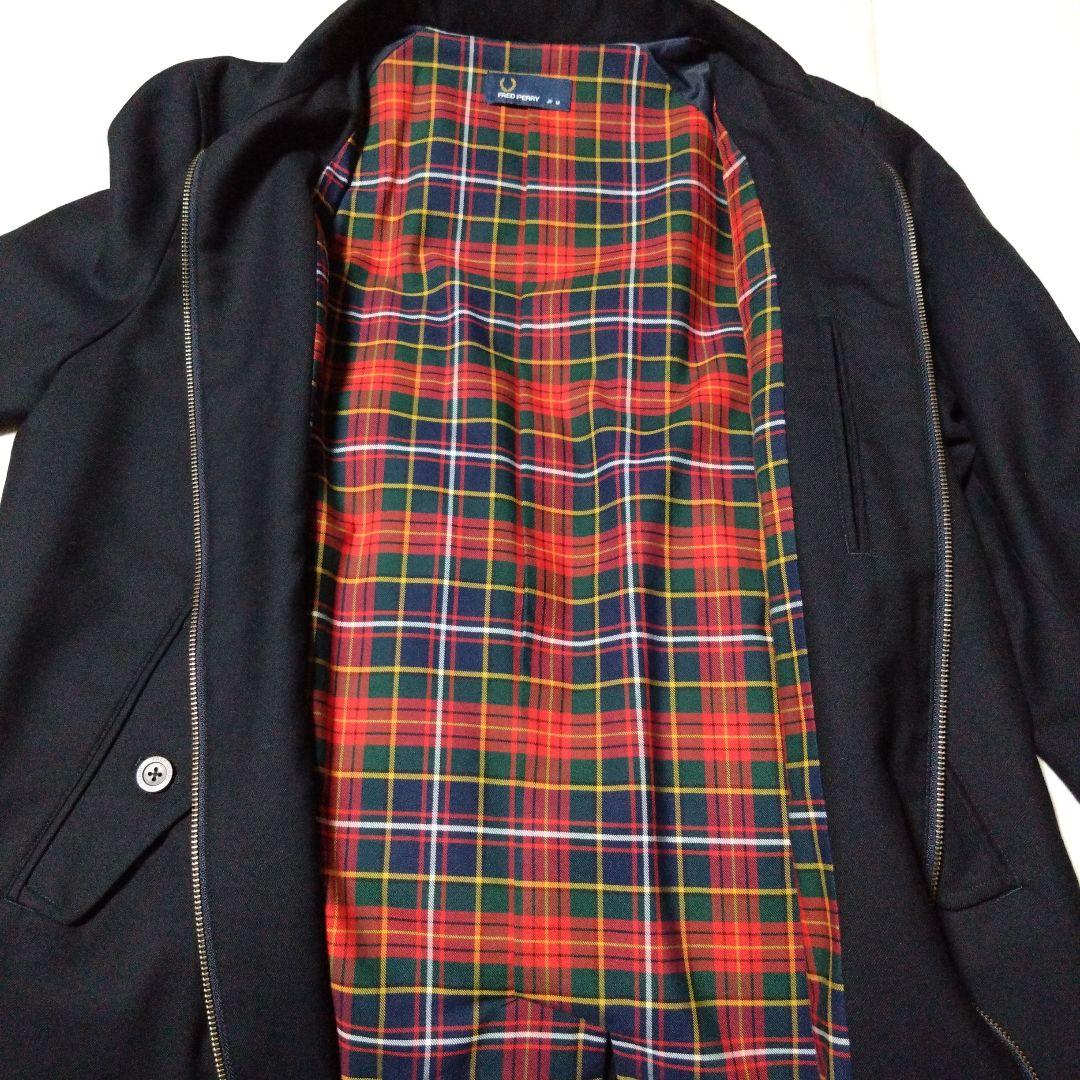 FRED PERRY ハリントンコート（ウール混素材）