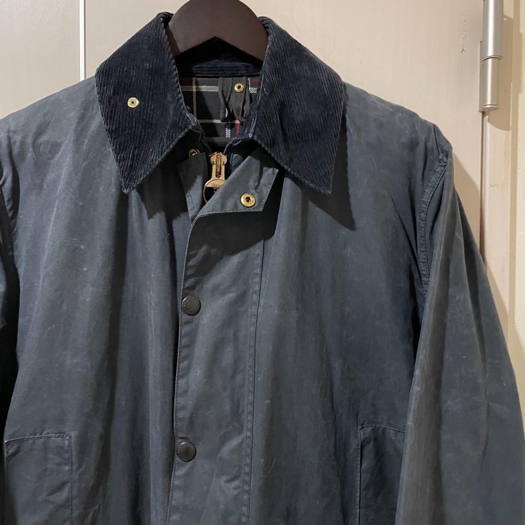 Barbour Border C36 Navy 英国製 ビンテージ ボーダー