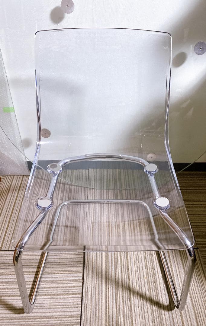 IKEA TOBIAS トービアス ダイニングチェア 椅子 クリア