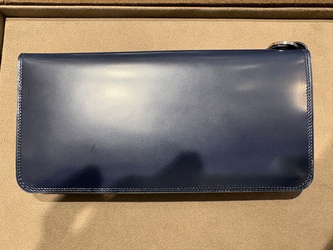 ※ ACTO　ポーター 新品未使用　ネイビー レザー長財布