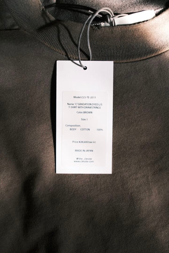 クレスト CLESSTE T-SHIRT WITH DRAWSTRINGS