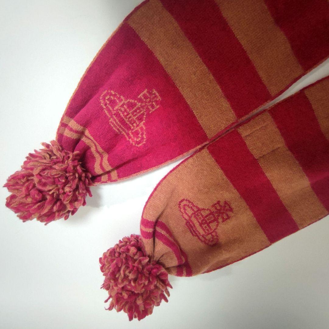 Vivienne Westwood ボンボン マフラー ストール ボーダー