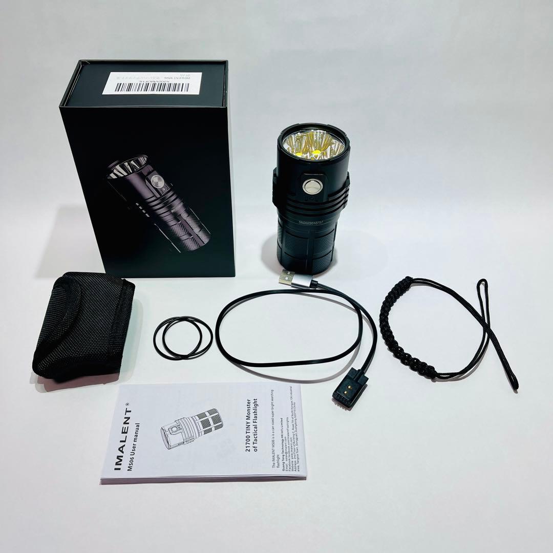 【美品・絶版】IMALENT MS06 25,000lm 爆光 LEDライト