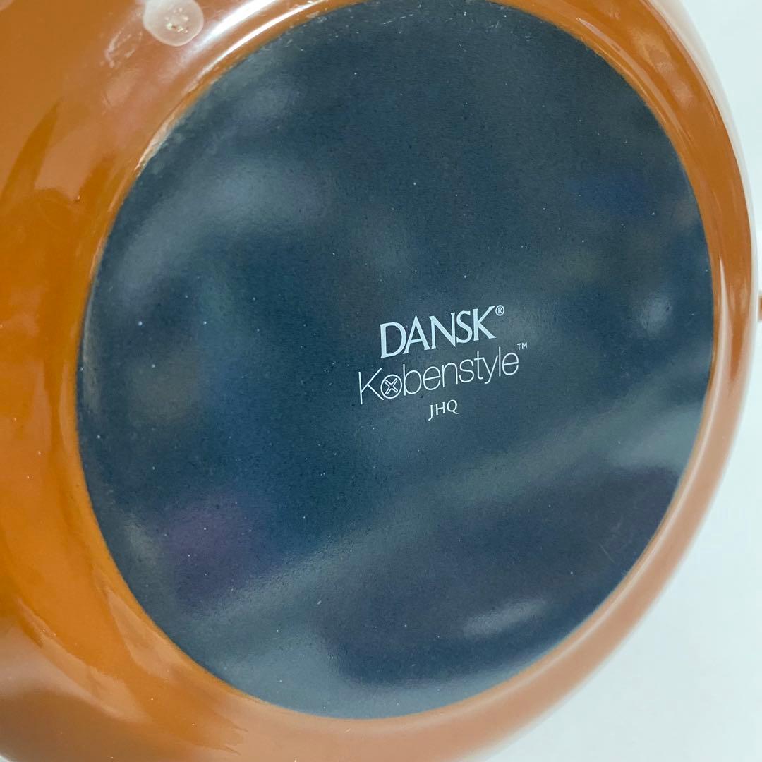 DANSK ダンスク コベンスタイル ホーロー 両手鍋 ブラウン 18cm