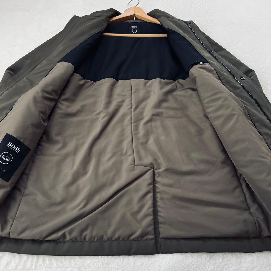 美品✨BOSS ヒューゴボス 人気色　　中綿ステンカラーコート 46 入手困難
