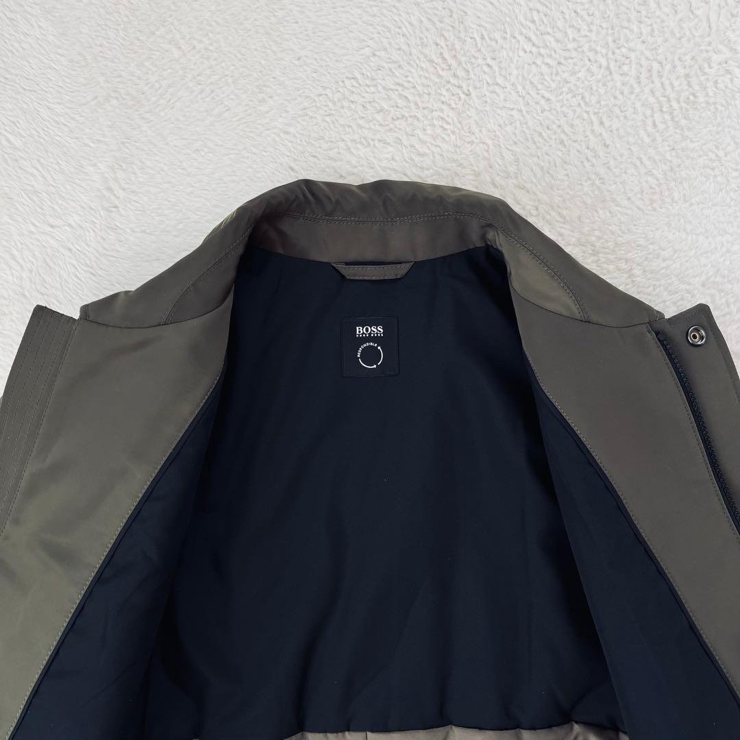 美品✨BOSS ヒューゴボス 人気色　　中綿ステンカラーコート 46 入手困難