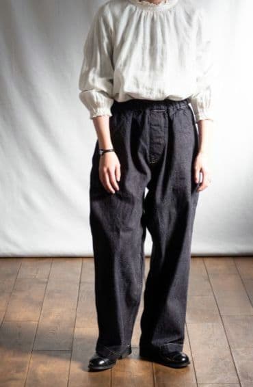 年末セール！ネストローブUpcycleLino DENIM ワイドパンツ