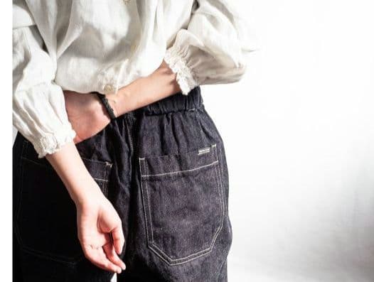 年末セール！ネストローブUpcycleLino DENIM ワイドパンツ