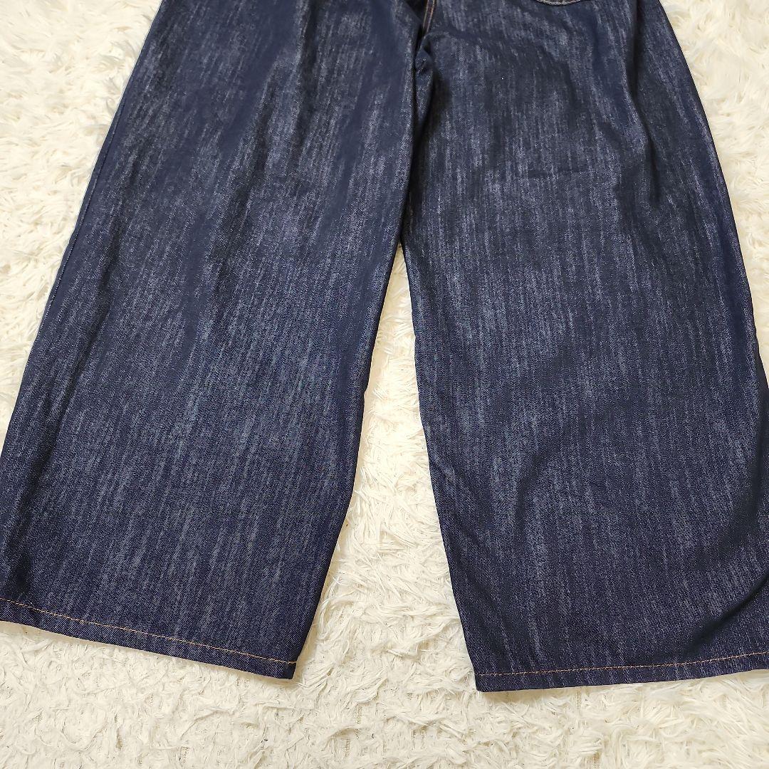 【極美品】 marjour TUCK DENIM タックデニムパンツ　ワイド