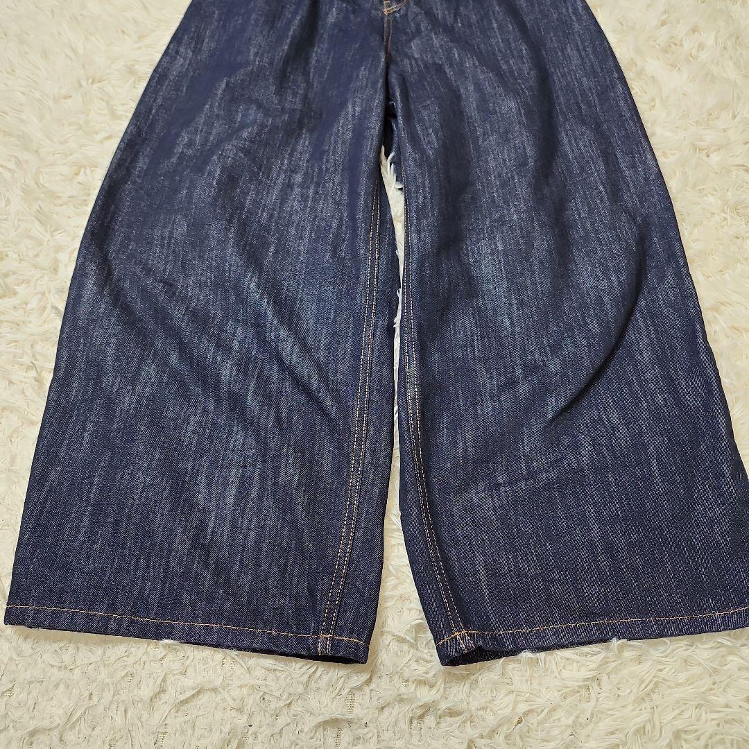 【極美品】 marjour TUCK DENIM タックデニムパンツ　ワイド