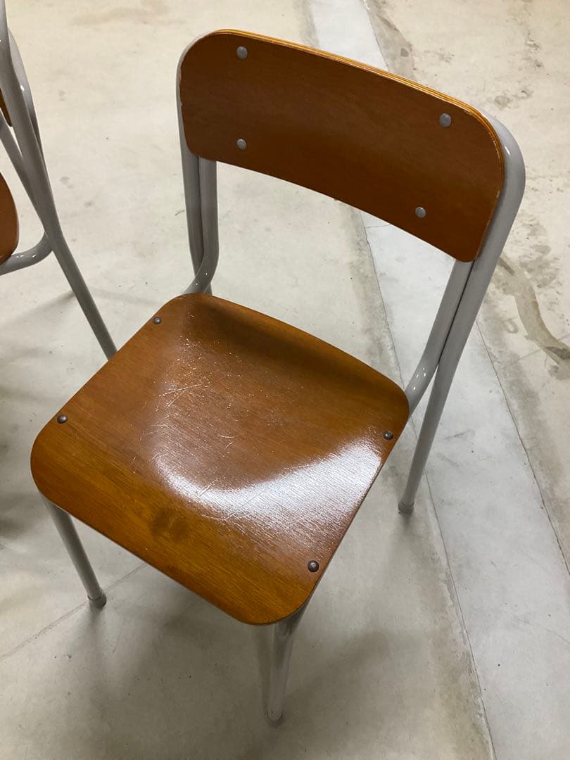 これがラスト1点！！　⭐️美品⭐️ 学習机 なつかしい学校の机と椅子　2セット