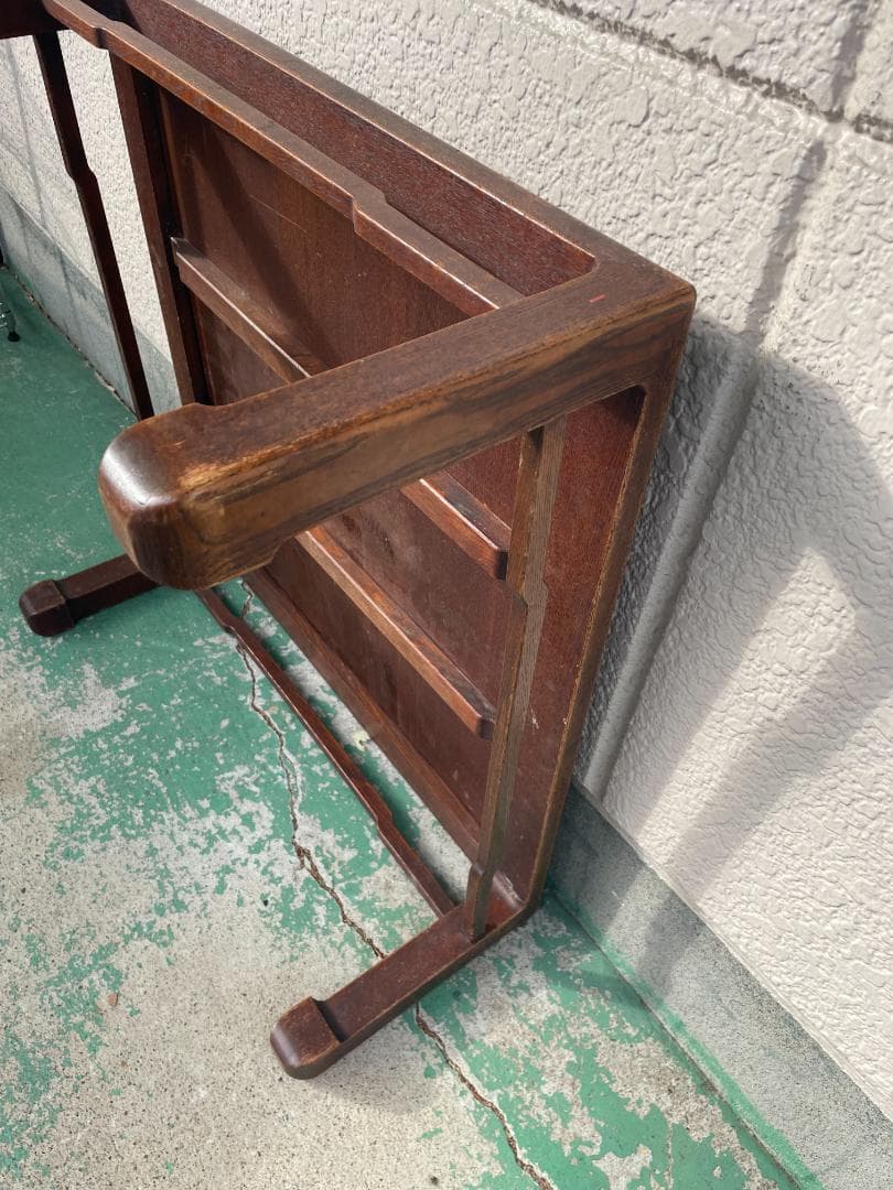 【値下げOK】昭和レトロ　古家具　欅座卓　ちゃぶ台　アンティーク家具