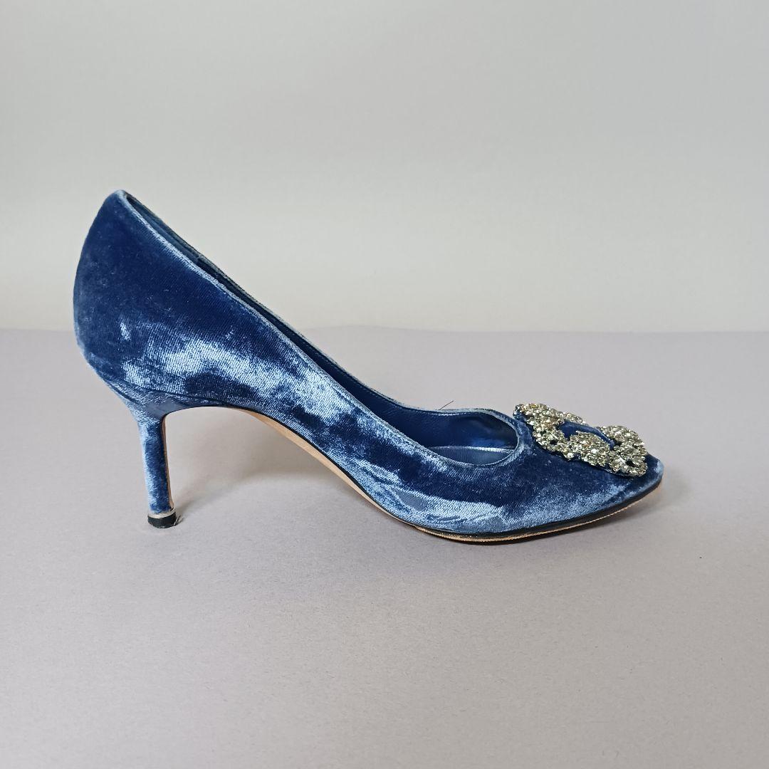 688/Manolo Blahnik マノロブラニク/パンプス/ハンギシ/37