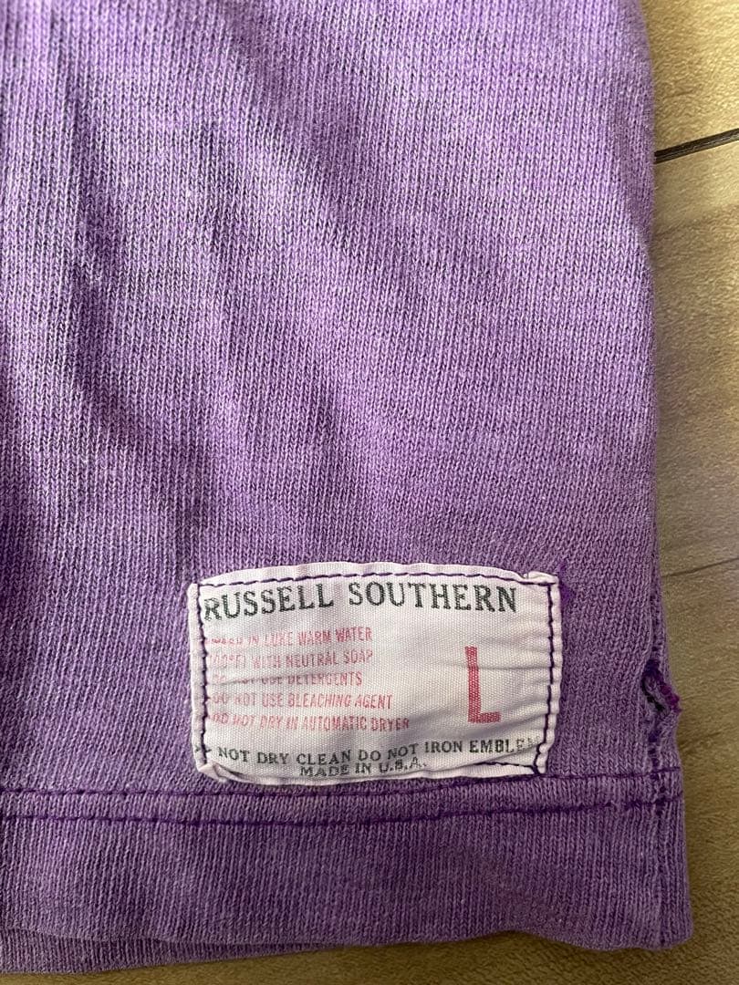 60s russell southern フットボール　vintage usa製