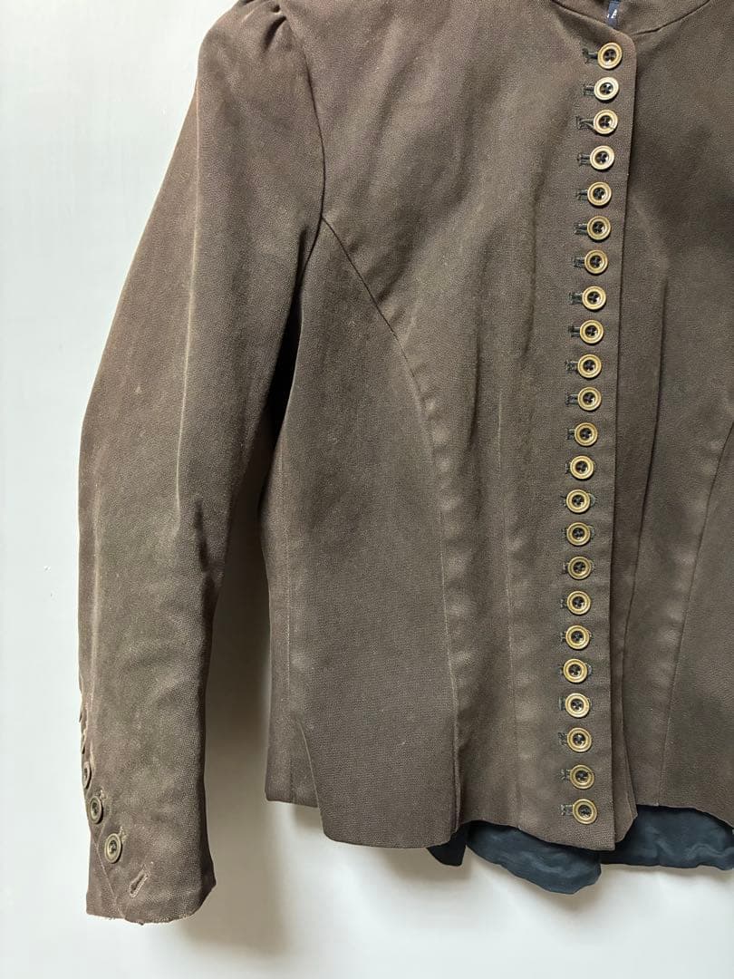 は*な様 【Ralph Lauren】ヴィンテージ　カーキブラウン ボタン装飾ジ
