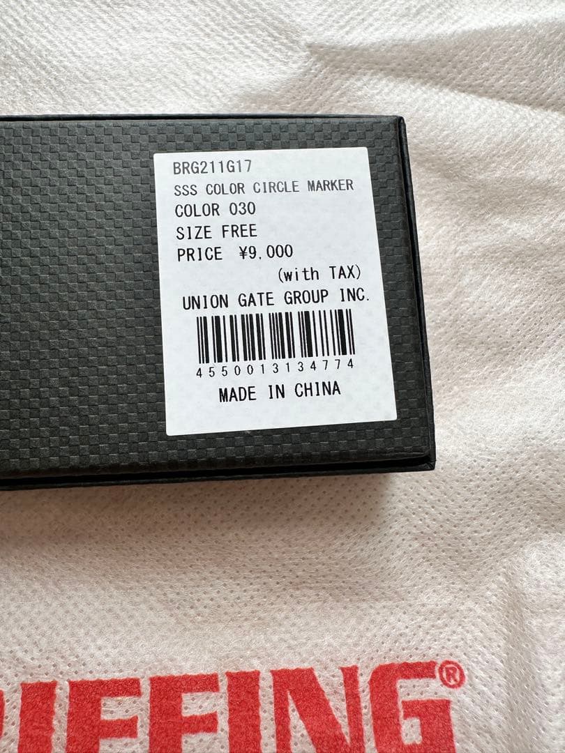 ラウンド用品・アクセサリー BRIEFING SSS COLOR CIRCLE MARKER