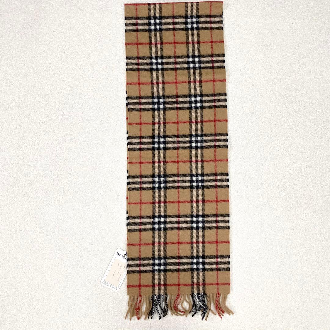 新品タグ付き✨ BURBERRY バーバリー マフラー ノバチェック ウール