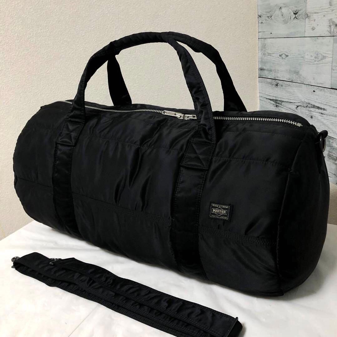 極美品✨廃盤 ポータータンカー ボストンバッグM 2way ブラック 吉田カバン